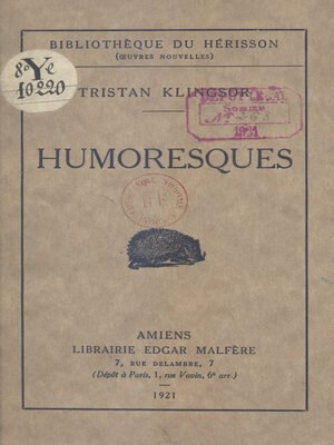cover image of Humoresques